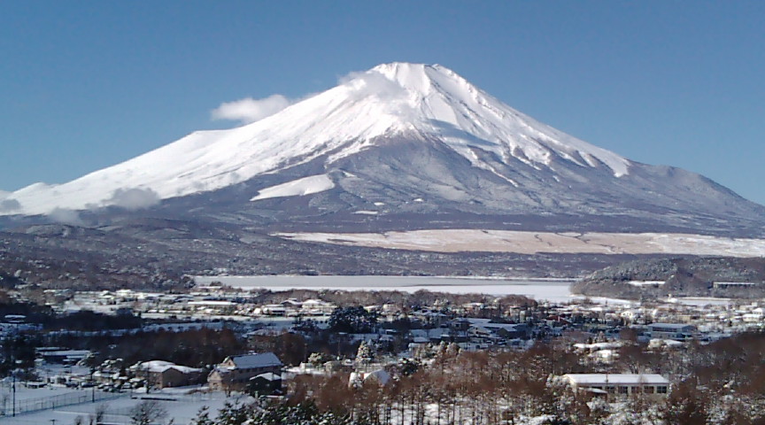 冬の富士山