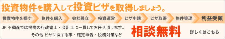 投資物件を購入して投資ビザを取得